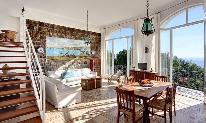 Marina del Cantone Apartment | Oceanfront Escape at Morso di Luna - Rated 9/10 by Guests