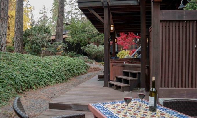 Grass Valley House | Relaxing Mother-In-Law's Unit with Hot Tub & Spa Amenities