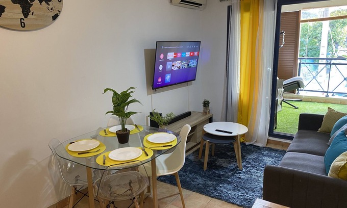 Sainte-Clotilde Apartment | Discover Moufia: Family & Pet-Friendly Getaway Awaits