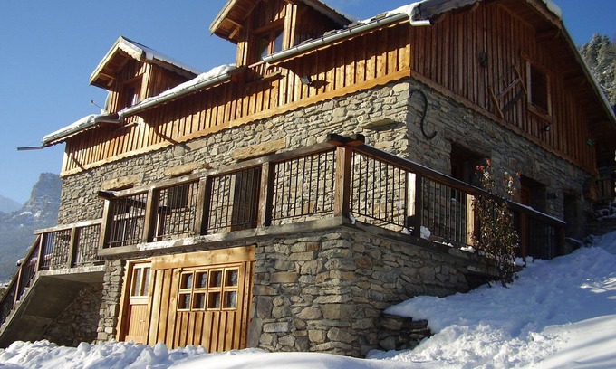 Chateauroux-les-Alpes Ski Chalet | Idyllic Mountain Chalet Near Ski Resorts with Sauna & Spa