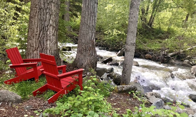 Kamloops RV Rental | Cozy Mountain Forest Retreat: Safari Tents by Private Creek