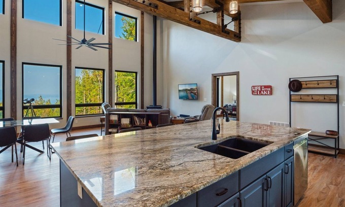 Sandpoint House | Exceptional Mountain Modern Retreat with Family Amenities