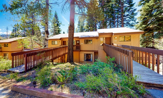 Lakeshore Condo | Idyllic Mountain Retreat with Pool, Deck & Ski Access