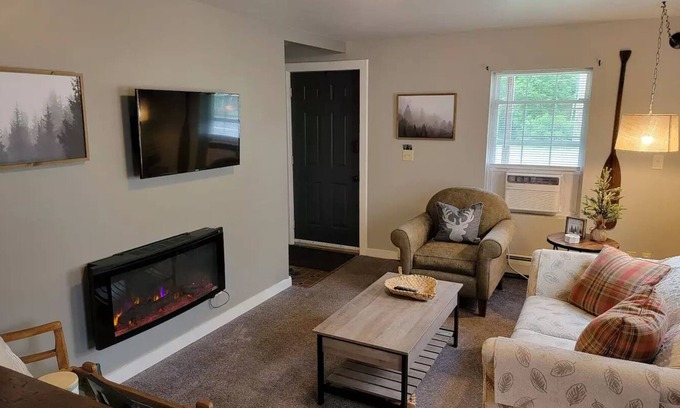 Au Sable Forks Apartment | Mountain Streams is a cozy getaway located in the heart of the Adirondacks