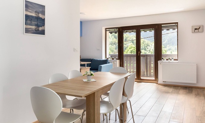 Bohinj Apartment | Mountain View Apartment in Bohinj - with balcony