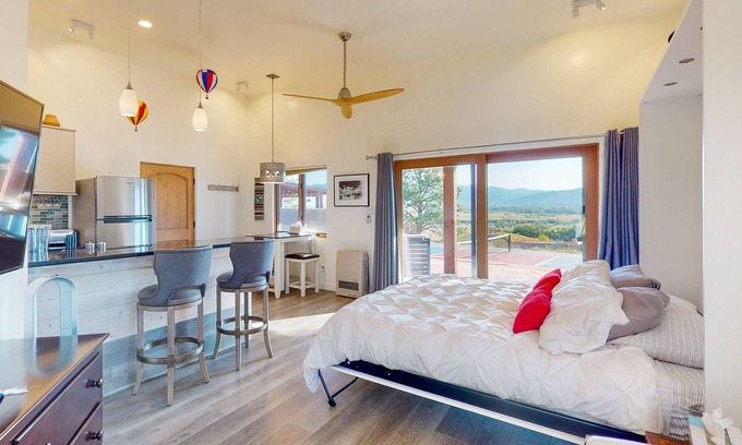 Taos Cottage | Idyllic Casita with Hot Tub, Orchard & Top Guest Rating