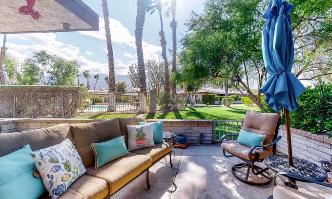Sunrise Vista Chino Apartment | Mountain-View Condo in Gated Community with Pool & Spa