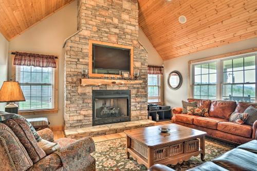 Franklin House | Franklin Escape with Decks, Grill, and Mountain Views