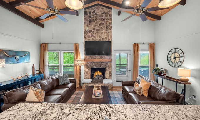 Beech Mountain Ski Chalet | Scenic Retreat with Hot Tub, Fire Pit & Pet-Friendly Stays