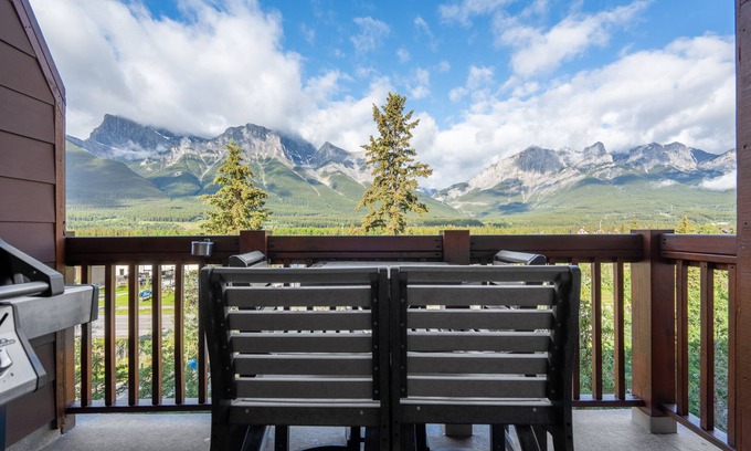 Canmore Condo | Exclusive Mountain View Penthouse with Hot Tubs & Spa