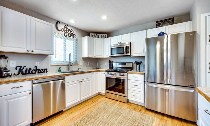 Security-Widefield Apartment | Mountain-View Colorado Springs Home with Spa and Patio