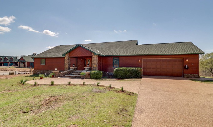 Fairfield Bay House | Shirley Vacation Rental: Pet-Friendly Retreat with Pool