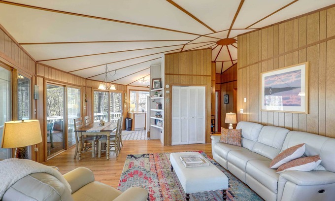 Wolf Laurel House | Game Room Retreat at Mountaintop Wolf Laurel Home