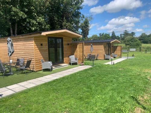Maghera Ski Chalet | Explore Mourne Meadow Cabins - Foxes Den with Hot Tub