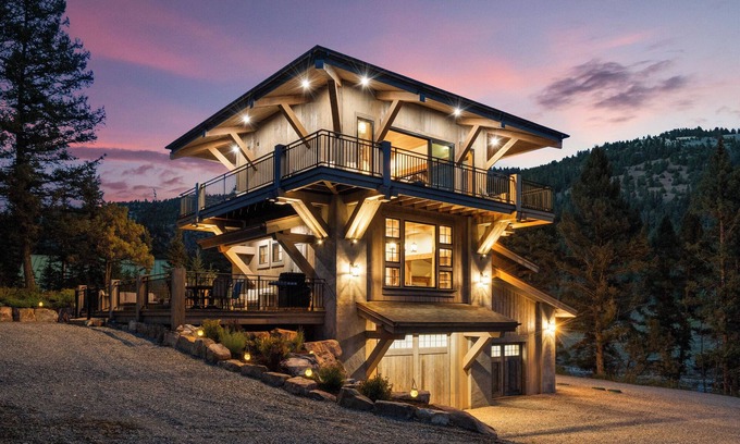 Gallatin Gateway Apartment | MTNLUX One of a Kind Fire Tower in Big Sky with hot tub & fitness/game room.