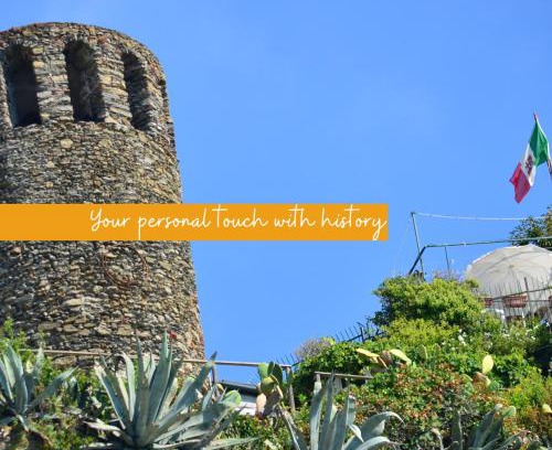 Vernazza Apartment | Experience Muin a Ventu Historical Tower with Ocean Views
