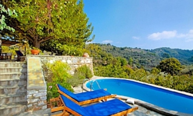 Skopelos Cottage | Relax at Mulberry Tree Cottage with Private Pool & Views