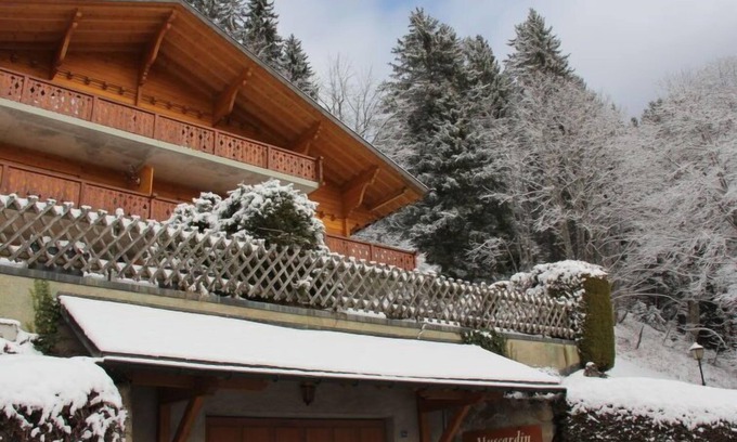 Villars-sur-Ollon Apartment | Discover Muscardin 5/6 by Interhome with Lake Views & Spa