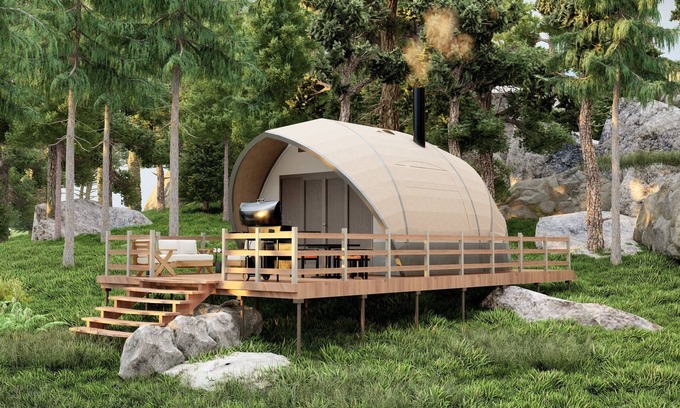 Torrance RV Rental | Cozy Muskoka Glamping with Lake View & Pet Friendly Amenities