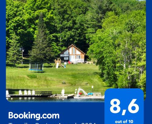 Muskoka Lakes Ski Chalet | Discover Muskoka Lakefront 3-Bdrm Chalet with Private Beach