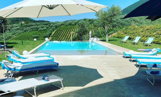 San Salvatore Telesino Villa | Villa San Salvatore: Private Pool & Garden Retreat in Benevento