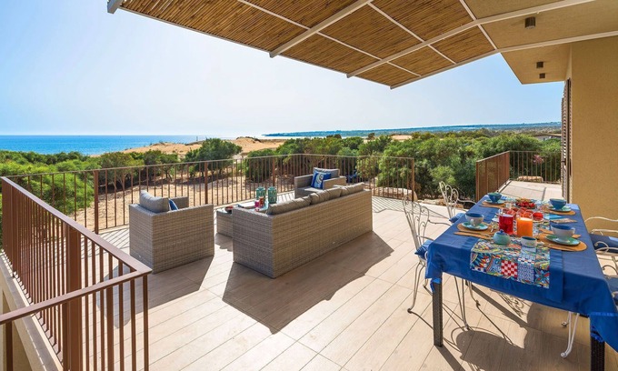 Scicli Villa | My Rental Homes - Casa Gentile with sea view, terrace and air conditioning
