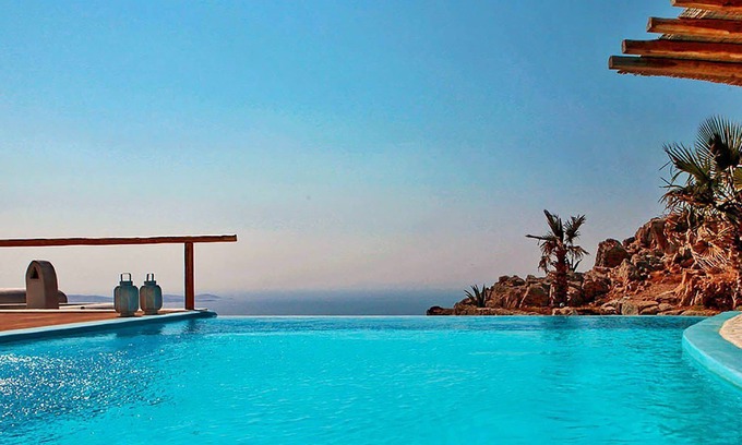 Faros Armenistis Villa | My Rental Homes - Sunkiss Villa with infinity pool and sea view