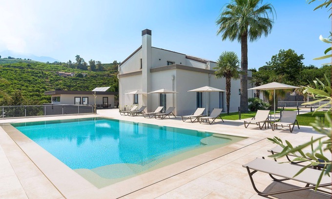 Mascali Villa | My Rental Homes - Villa Cloris with sea view and private pool