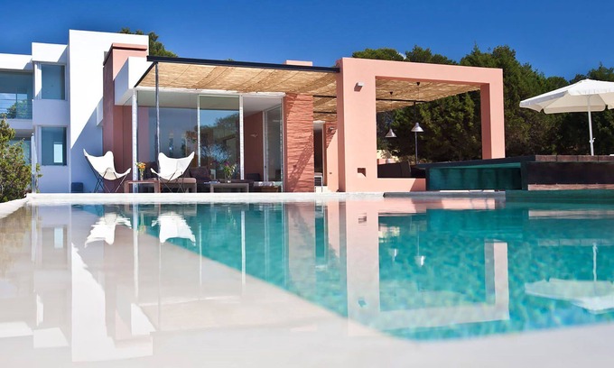 San Antonio Bay Villa | My Rental Homes - Villa Twilight with private pool and sea view
