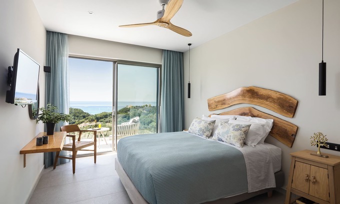 Lakones House | Family-Friendly Retreat at Myrtus with Ocean View & Pool