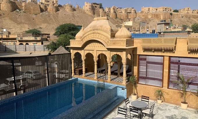 Amar Sagar Pol Hotel | Elegant Mystic Jaisalmer: Relax by the Pool & Spa