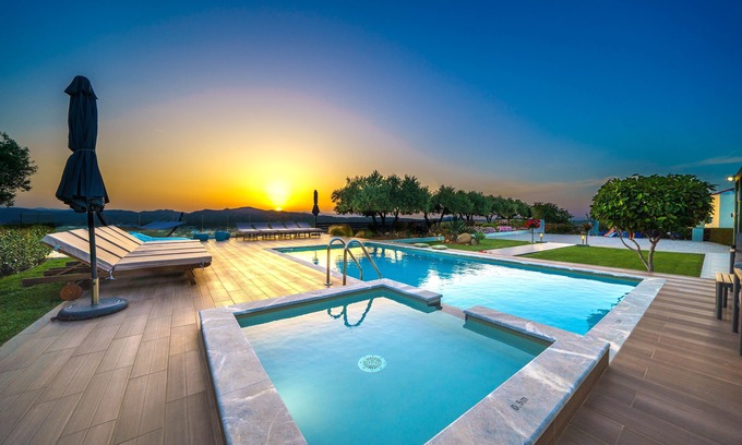 Potistiria Villa | Mythic Olive Villa: Private Heated Pool & Ocean Views!