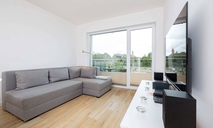 Gaski Apartment | Cozy Oceanfront Retreat: Pet-Friendly Escape in Gąski