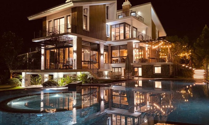 Tam Dao Villa | Relax at Nam Casa Sân Golf Tam Đảo with Pool & Hot Tub
