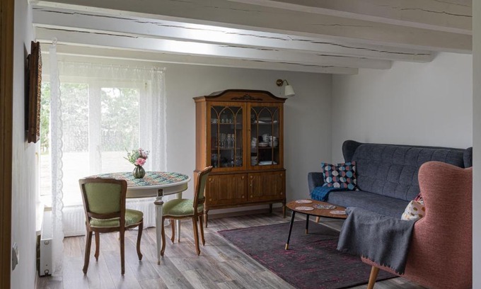 Vilnius County House | Exquisite Stay at Namelis prie Širvintos with Hot Tub Access
