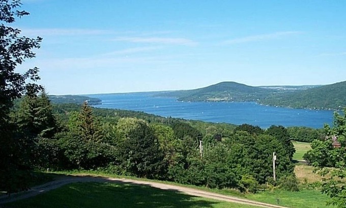 Naples Cabin | Top-Rated Hemingway Log Cabin in Naples, NY with Lake Views