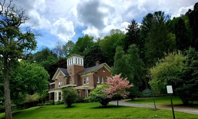 Montour Falls House | Historic Cook Mansion: Family-Friendly Stay in Montour Falls