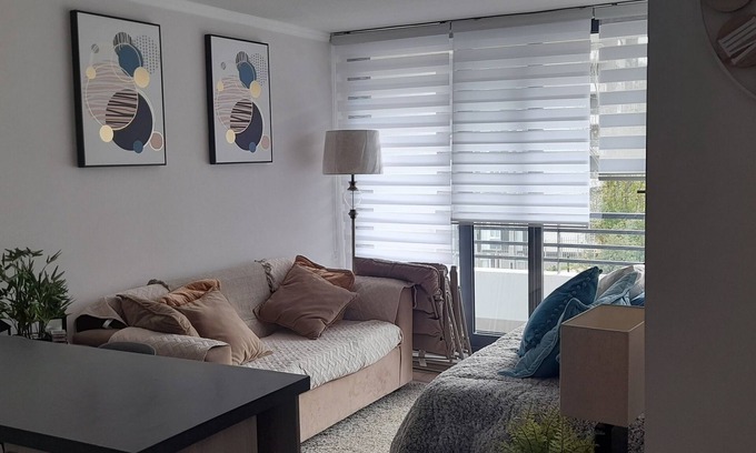 Vina del Mar Apartment | Natural zone apartment for 3 people with parking space