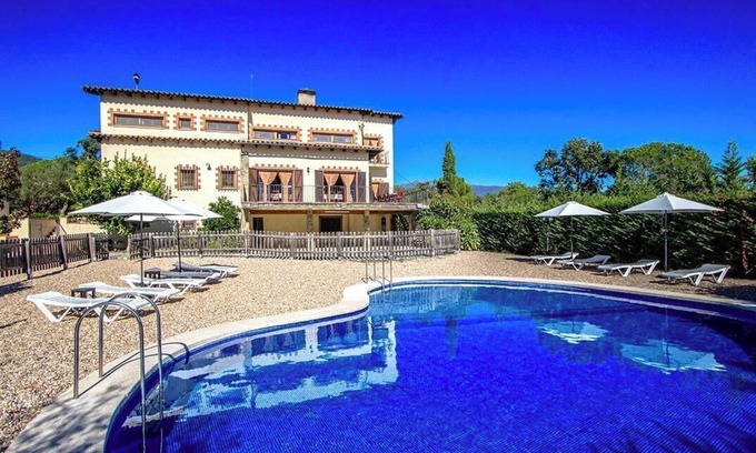 Sant Pere de Vilamajor Villa | Relaxing Retreat Near the Beach with Pool and Spa Access