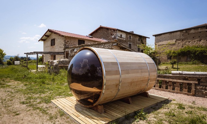 Augerolles Cottage | Nature Gite for 13-15 Guests with Sauna & Nordic Bath