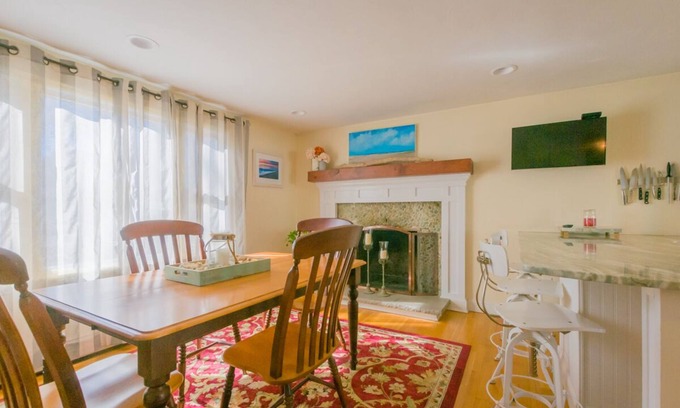Mashpee House | Inviting Coastal Retreat at Johns Pond with Pool & Ocean View