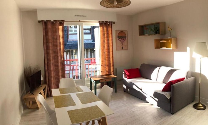Trouville-sur-Mer Apartment | Family-Friendly Getaway at Nausicaa: 4-Star Retreat