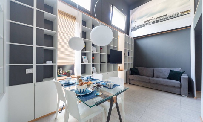 Porta Genova Apartment | Stylish Loft in Navigli with Breakfast & Family Amenities