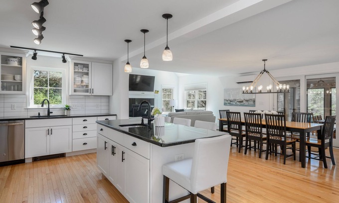 Wellfleet House | Seaside Retreat: Oceanfront Bliss with Pool and Bike Trails