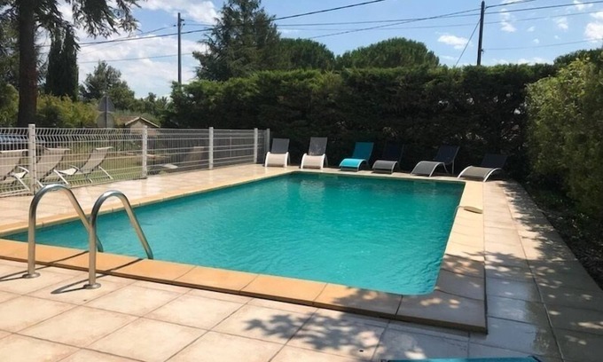 Saint-Laurent-La-Vernede House | Tranquil House with Pool near Uzes for Up to 13 Guests