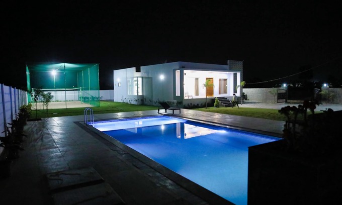 Batasingaram Other | Neo Farm House: Poolside Retreat with Beach Volleyball