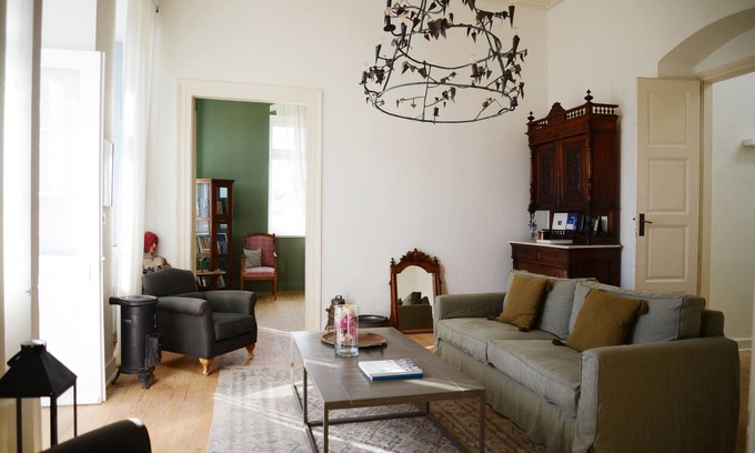 Ermoupoli House | Pet-Friendly neoClassical House with Oceanfront Views