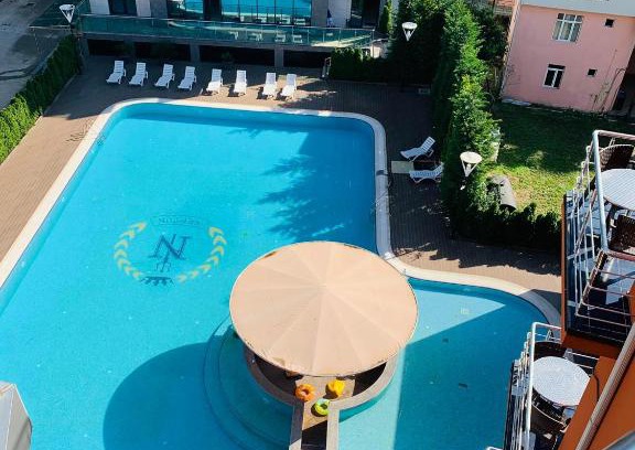 Kvariati Apartment | Idyllic Neptun Palace Kvariati: Oceanfront & Guest Rated 9.2