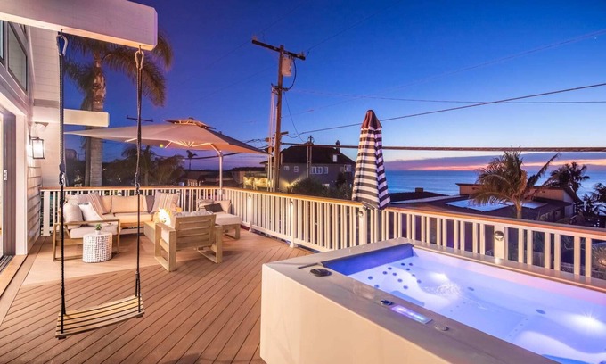 Leucadia House | Ocean View Retreat with Spa, Hot Tub & Pet-Friendly Amenities