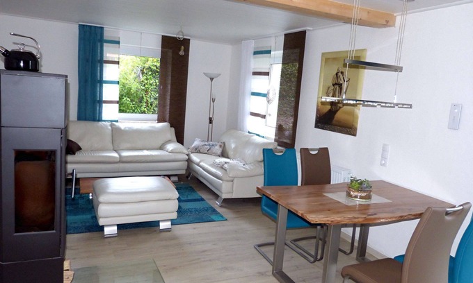 Koenigstein Apartment | Cozy Getaway for Two with Scenic Views and Grilling Options